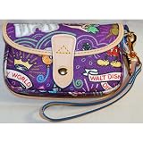 Disney Dooney & Bourke Sketch Wristlet Purse - Purple