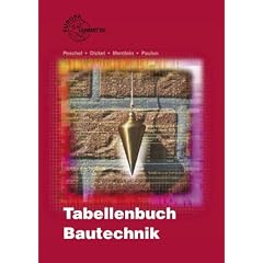 Tabellenbuch Bautechnik: Tabellen, Formeln, Regeln, Bestimmungen