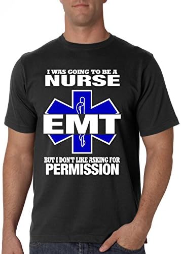 LOTEK Men's I Don't Like Asking For Permission T-Shirt (LARGE)