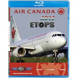 Air Canada Airbus A319 ETOPS to London Heathrow [Blu-ray]