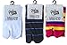 V-Toe Family Pack Flip Flop Socks breathable black white stripes