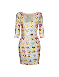 Elbow Length Sleeves Polyester/Spandex General Print Bodycon Dress 