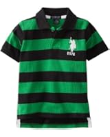 Little Boys' Yarn Dyed Striped Polo Shirt
