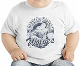 Mountain springs wolves オーガニックベビーTシャツ 12 - 18 Months