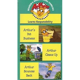 Arthur Learns Responsibility : Arthur's Pet Business, Arthur Cleans Up, Arthur Bounces Back