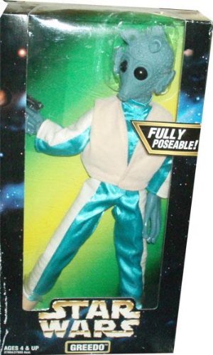 Kenner Year 1997 Star Wars Action Collection 12 Inch Tall Fully Poseable Figure with Authentically Styled Outfit and Accessories GREEDO with Blaster Pistol 51M 1sXgU9L Kenner Year 1997 Star Wars Action Collection 12 Inch Tall Fully Poseable Figure with Authentically Styled Outfit and Accessories GREEDO with Blaster Pistol