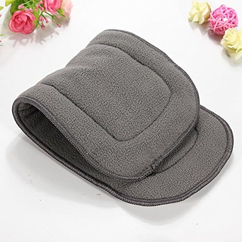 5pcs/lot Bamboo Fiber Charcoal 5 Layers Washable Cloth Diaper Nappies Microfiber Insert Reusable