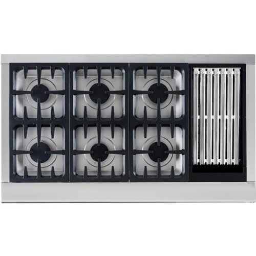 CPU-486GL-N 48 Gas Cooktop Steel Natural