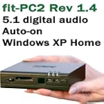 51M 6I OdOL. SL160 SS150  #8: CompuLab fit PC2 XP HD (Rev 1.4), Atom Z530, RAM 1 GB, HDD 160 GB, Windows XP Home