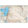 Iraq and the Heart of the Middle East Wall Map (tubed)