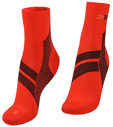 Compression Socks (Red/Black, Medium)