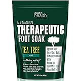 Oleavine Tea Tree Oil Foot Soak with MSM, Neem and Epsom Salt 16oz
