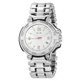 Oakley Women's 10-242 Crankcase Three-Hand Small Stainless Steel Bracelet Edition Watch