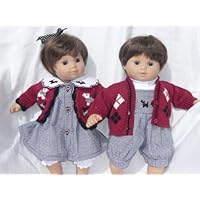 Red and Black MATCHING SET - Fits American Girl Locker - Bitty Twins Clothes Boy and Girl Doll