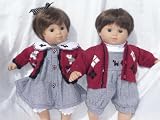 Red & Black MATCHING SET - Fits American Girl Locker - Bitty Twins Clothes Boy & Girl Doll