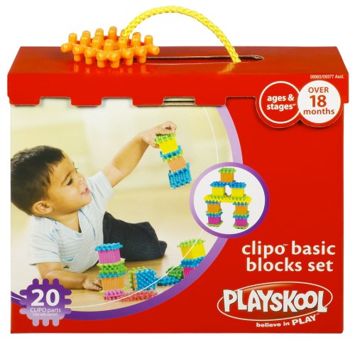 Playskool Clipo Basic Blocks Set