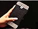 Galaxy Note 4 Case,JANDM 3D Bling Crystal Brushed Metal Aluminum PC Back Case Cover for Samsung Galaxy Note 4 n9100(Black)