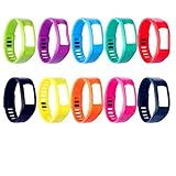 Colorful Spots Replacement Wrist Band for Garmin Vivofit (No Tracker, Replacement Bands Only) (10Colors, Small)