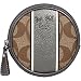 AUTHENTIC COACH HERITAGE STRIPE ROUND COIN/LIPSTICK CASE 41650