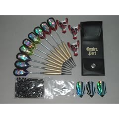 9 Dartpfeile, 3 EMPIRE�Fliegen-Flights, 1 EMPIRE�Darttasche und Zubeh�r