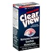 Clear View Eye Drops, Redness Relief, 0.5 fl oz (15 ml) (Pack of 8)