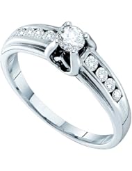 0.44CT-DIA 0.20CT-CRD BRIDAL RING