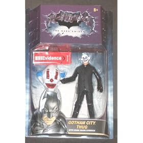 Batman Dark Knight Movie Deluxe Action Figure Gotham City Thug [Happy Mask] by Batman