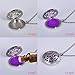 HOUSWEETY Aromatherapy Essential Oil Diffuser Necklace-Stainless Steel Locket Pendant,11 Refill Pads (Non-Engraving)