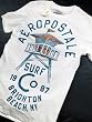 (エアロポステール)AEROPOSTALE 半袖TシャツBeach Graphic T Bleach ブリーチ 平行輸入品