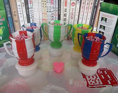 Canico New Plastic Amazing Singing Birthday Candle, Soccer Themed