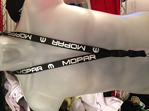 Mopar Lanyard Dodge Charger Keychain Srt R/t Hoodie T-shirt Srt-8 Srt-10 Hemi Black Silver