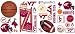 RoomMates RMK1373SCS Virginia Tech Peel & Stick Wall Decals