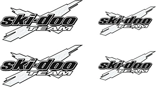 SKI-DOO 3D Team X WHITE 4pack