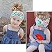 Baby Girl Multicolor Hair Hoops Headbands,Solid Bunny Ears,Bow Headbands(6 PACK)