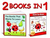 activity book - learn & draw the fruits names with the beetle (activity books for kids collection)