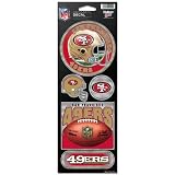 San Francisco 49ers Prismatic Stickers
