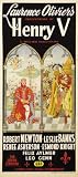 Henry V Poster Movie Australian 13 x 30 In - 34cm x 77cm Laurence Olivier Robert Newton Leslie Banks Esmond Knight Renee Asherson Leo Genn