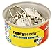 OOK by Hillman 50637 ReadyScrew Large Steel D-Ring Hangers Tidy Tins, 8 Ring Hanger sets,Zinc-plated