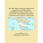 Click here to buy The 2007 Import and Export Market for Gimped Yarn and Man-Made Monofilament Strip,... by Philip M. Parker.