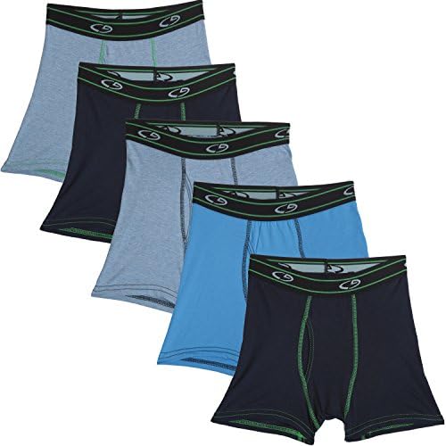 Boys' C9 Champion 5-Pack Boxer, Asstd CC9BB05, Small