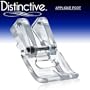Distinctive Applique Clear Sewing Machine Presser Foot - Fits All Low Shank Snap-On Singer*, Brother, Babylock, Viking (Husky Series), Euro-Pro, Janome, Kenmore, White, Juki, Bernina (Bernette Series), New Home, Simplicity, Necchi, Elna and More!