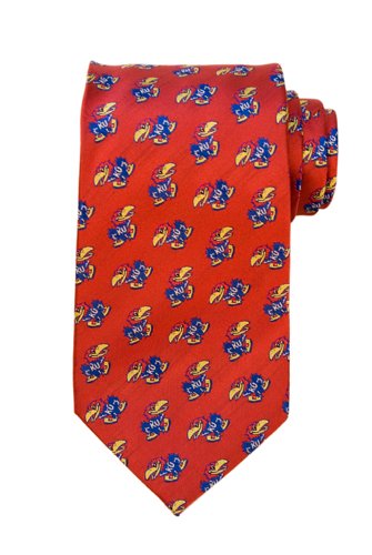 University of Kansas - Jayhawks - Woven Red Logo - Necktie - Tie [Apparel]