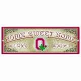 NCAA Ohio State Buckeyes 6-by-17 Wood "Home Sweet Home" Cross Stitch Sign