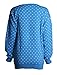 Forever Unisex Rudolph Print Snowflake Knitted Pom Pom Jumper Blue