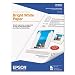 Epson Premium Bright White Inkjet Paper, 108 ISO Brightness, Letter Size, 500 Sheets (S041586)