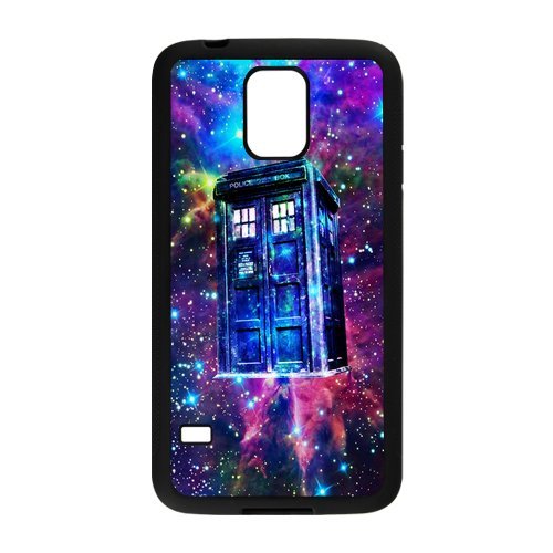 Dr Who Tardis Hard Shell TPU Rubber Full Cover Protective Case for Samsung Galaxy S5 SV S V
