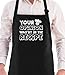 Tstars Your Opinion Wasn't In The Recipe - Funny Gift Idea Cooking Chef Apron One Size Black