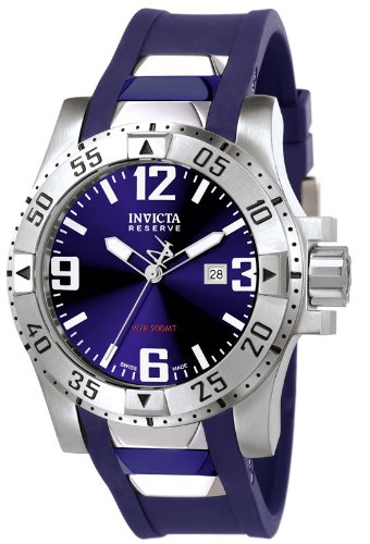 Invicta Mens Reserve Excursion Swiss Rubber Watch 6253