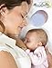 Organic Bamboo Nursing Pads (8 pads) with Laundry Bag - High Milk Absorbency to last Overnight - Wrinkle Free & Leak Proof - Soft, Hypoallergenic, Washable Breast Pads - Reusable