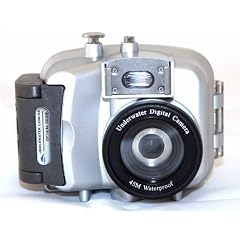 Yashica Unterwasserkamera - Set 9Mio Pixel silber bis 45m Tauchtiefe